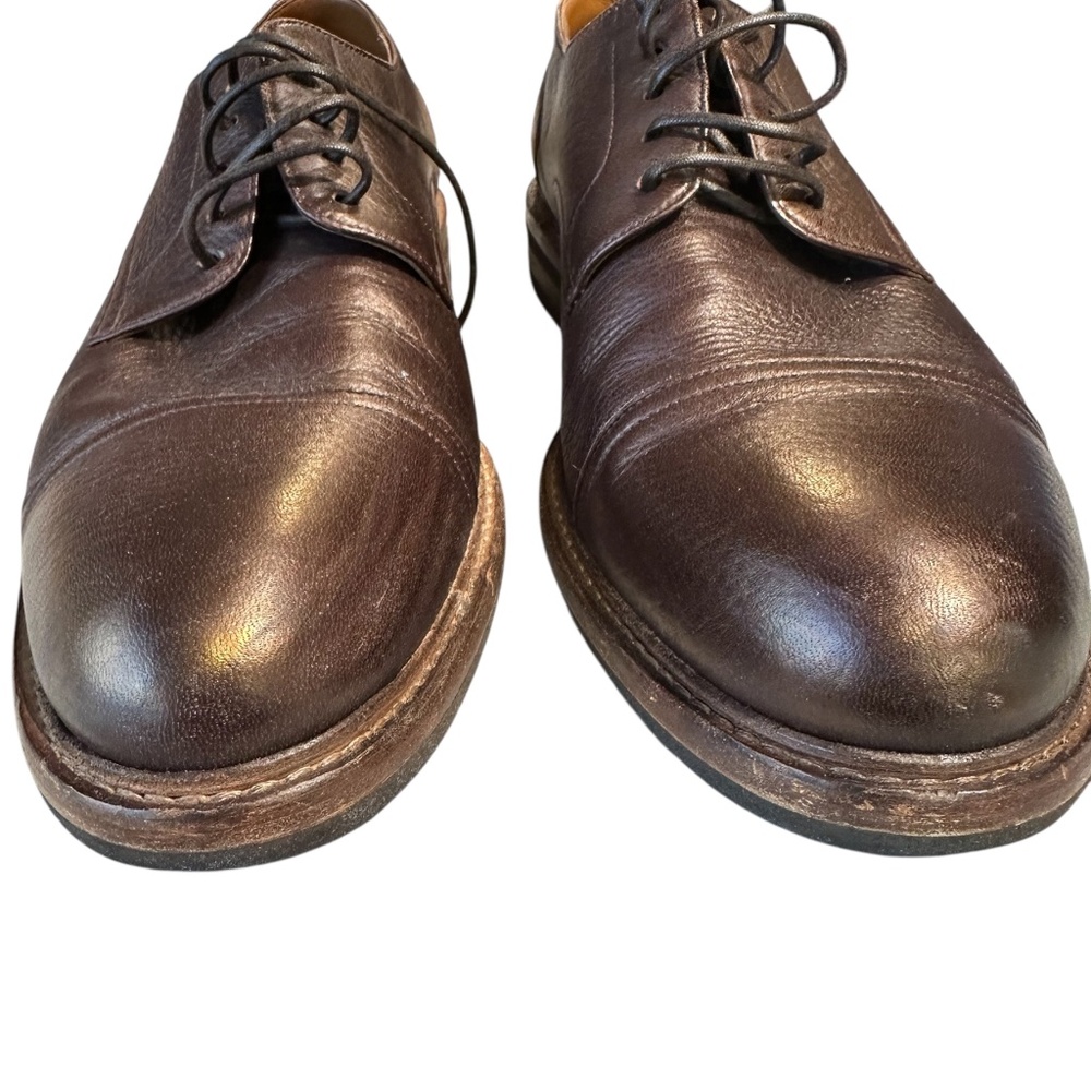 Brunello Cucinelli  Calfskin Derby Lace-Up Shoes – Size 44